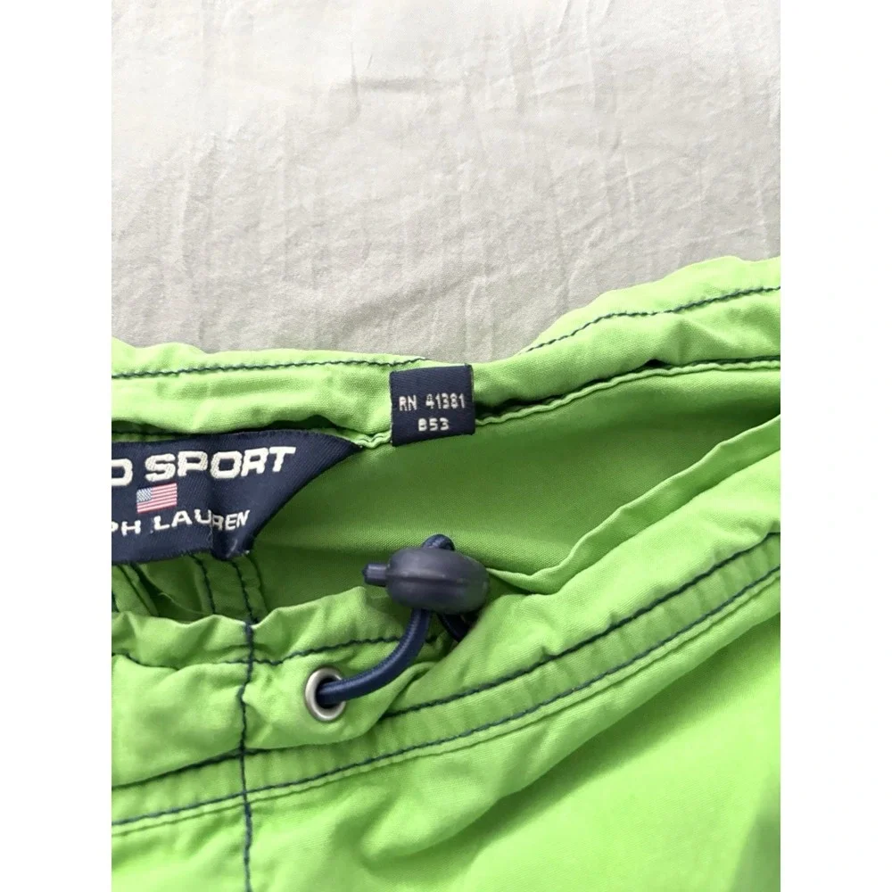 Vintage 90s Ralph Lauren Polo Sport Shorts Men's Large Green